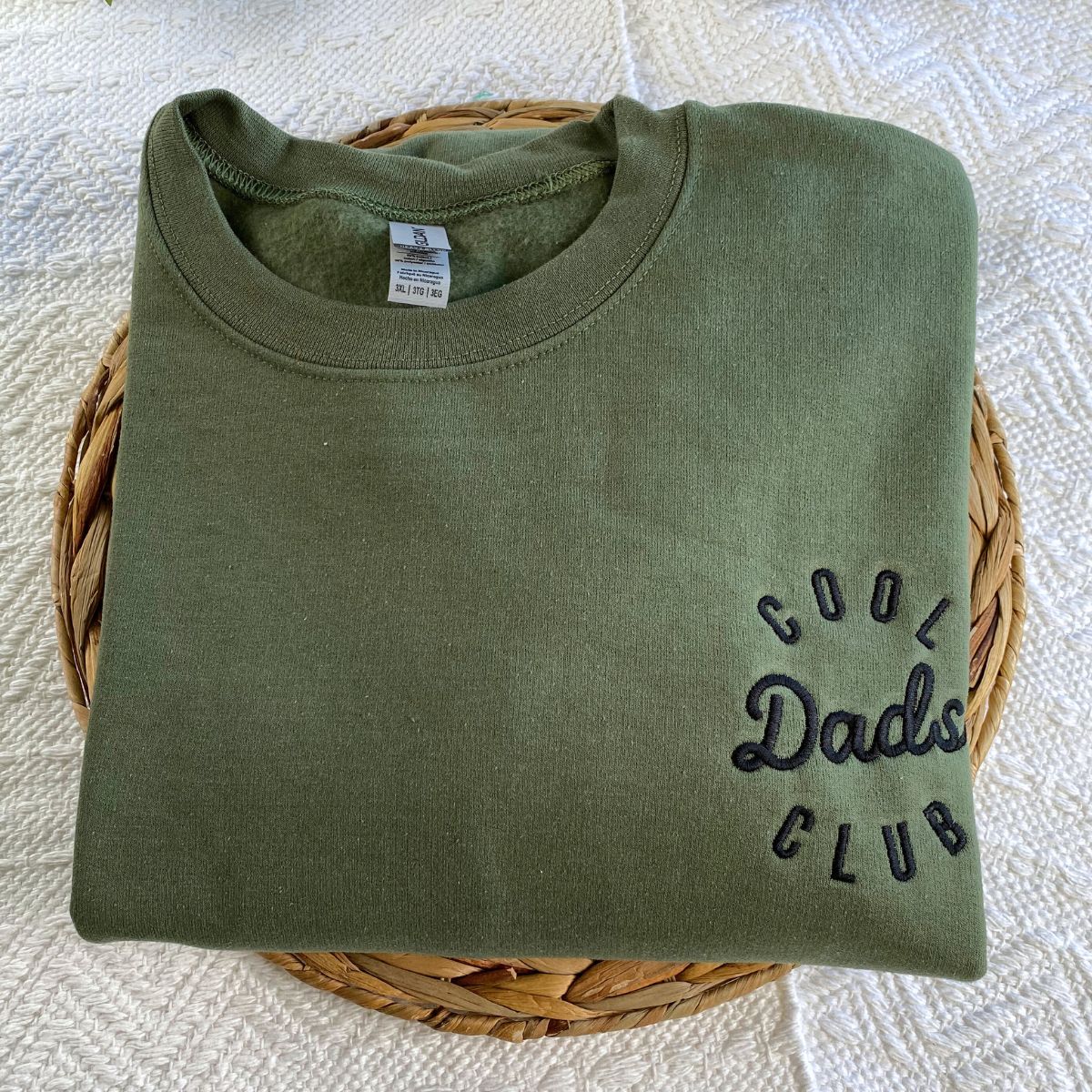Custom Embroidered Cool Dads Club Hoodie with Kids Names - Unique Father Gift