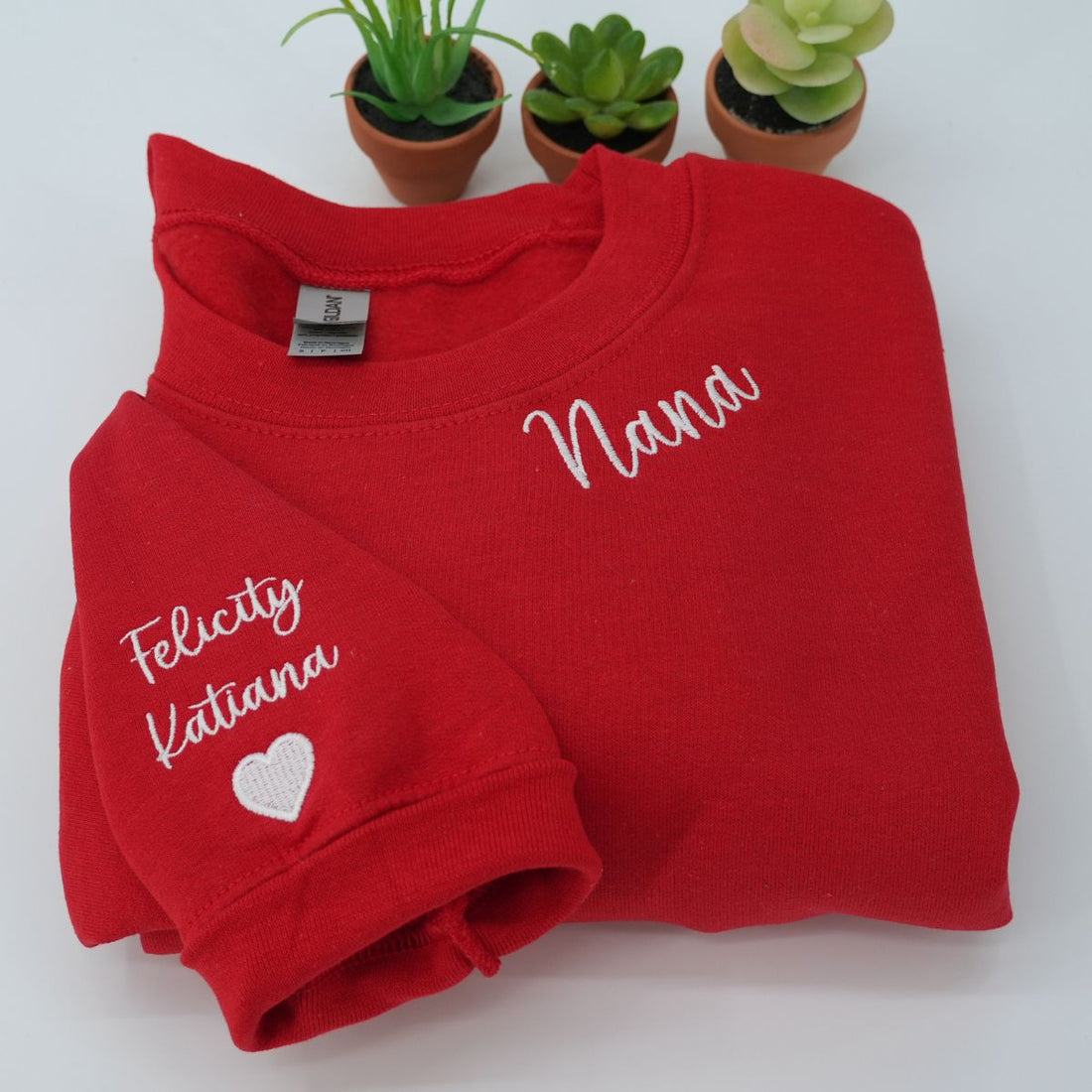 Custom Embroidered Nana Hoodie with Kids Names - Personalized Grandma Gift
