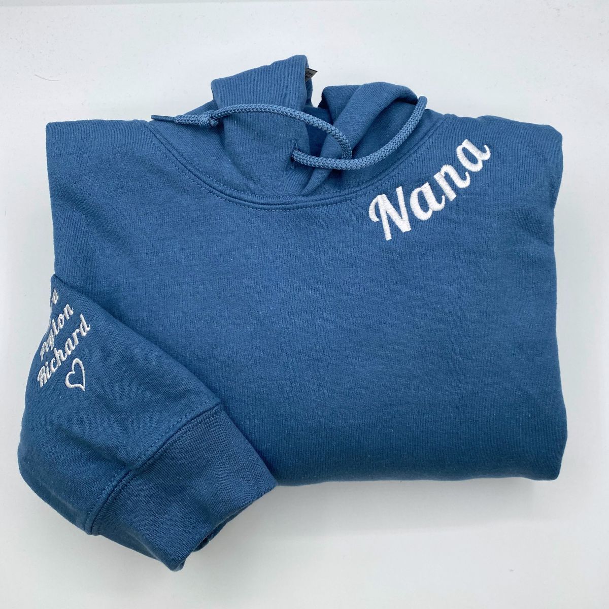 Custom Embroidered Nana Hoodie with Kids Names - Personalized Grandma Gift