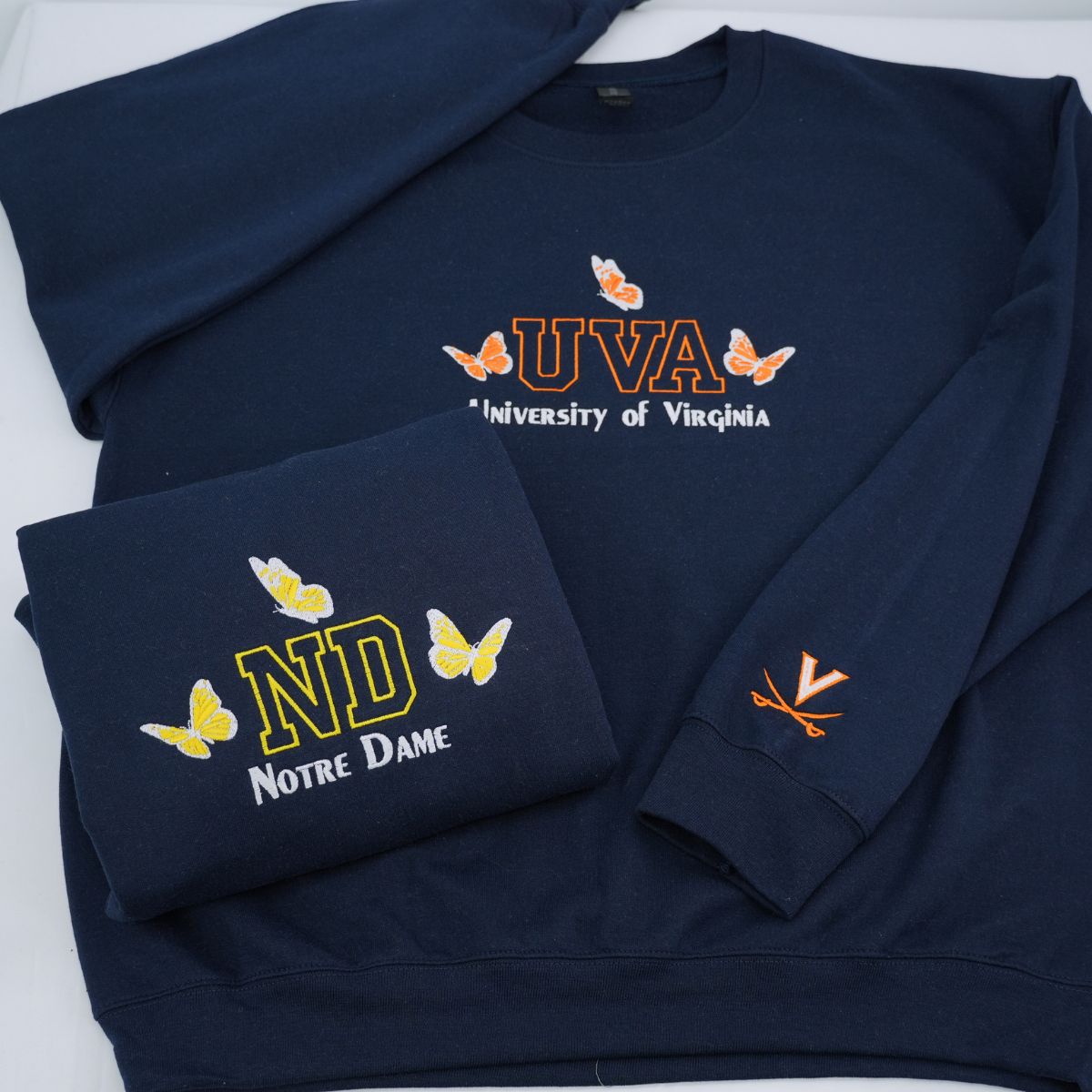 Custom Embroidered University Hoodie - Personalized College Student Gift